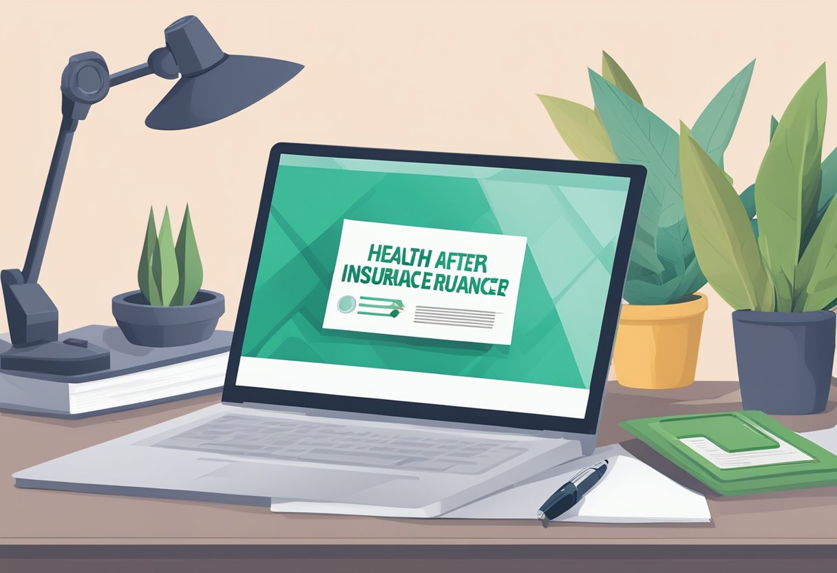 A digital illustration of a laptop on a desk with books, and a lamp.