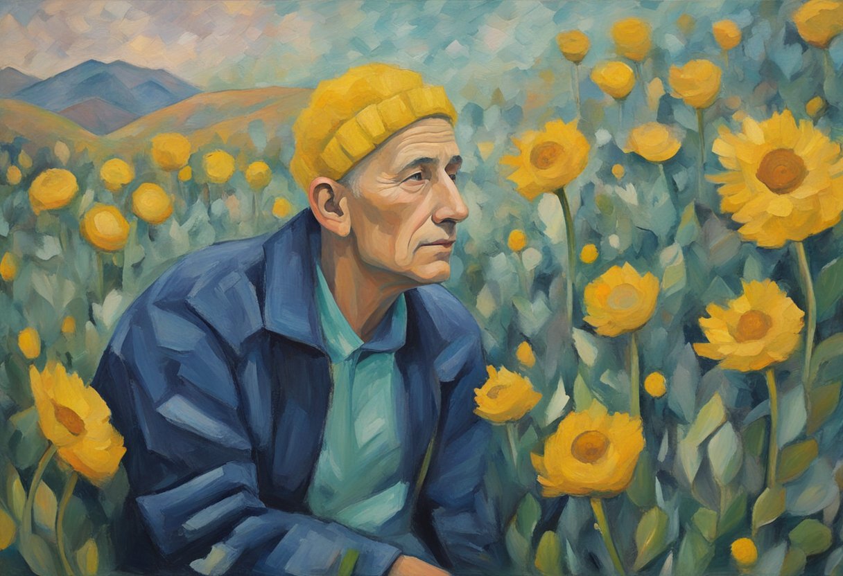 A person with cancer thrivers showing signs of fatigue and struggling with attention and memory