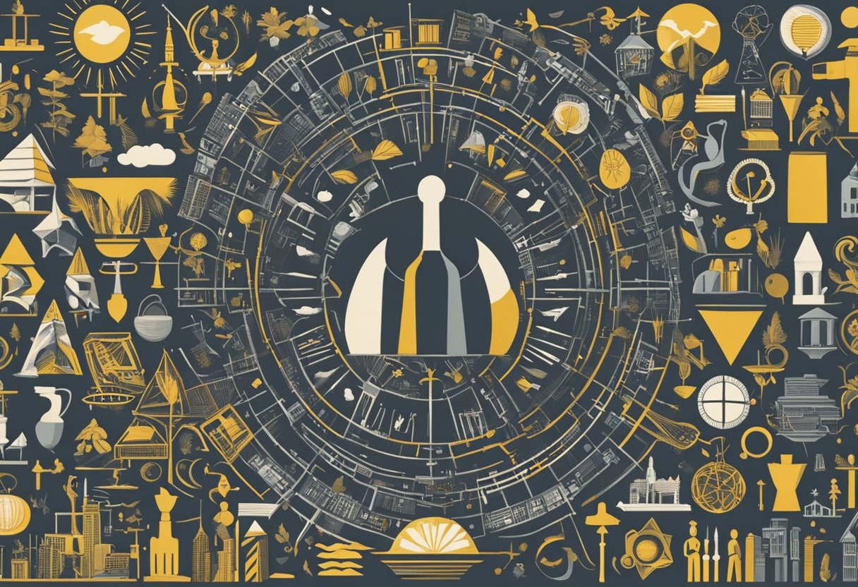 A figure stands resilient, surrounded by symbols of progress and hope. Research findings and breakthroughs in survivorship shine brightly, dispelling the shadows of learned helplessness