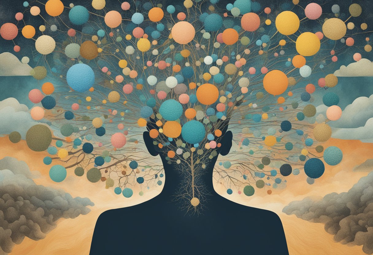 A person surrounded by diverse support networks, embracing change and growth after overcoming cancer