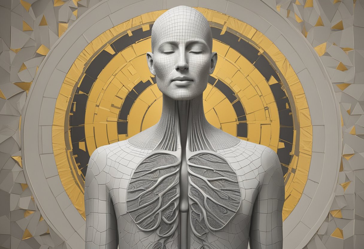 A person undergoing cancer treatment engages in innovative learning, symbolizing resilience and growth