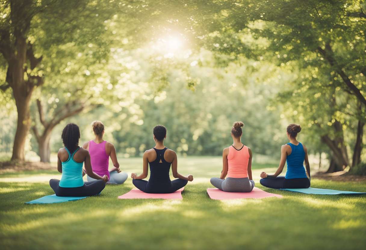 A group gathers to share wellness resources, from exercise routines to nutrition tips, supporting a cancer thriver