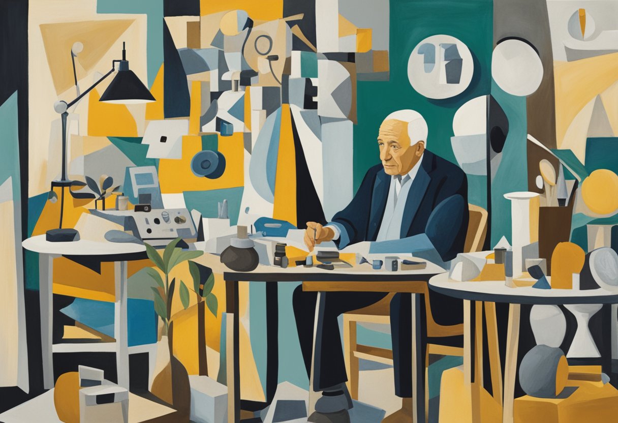 A person surrounded by medical equipment and support resources, finding hope and purpose in their cancer survivorship journey