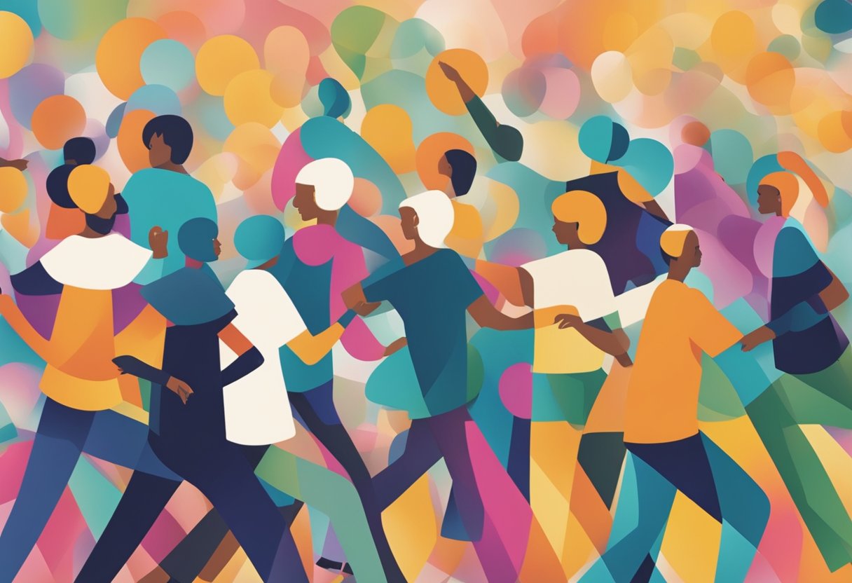 A group of individuals engage in targeted exercises for specific cancer types, following physical activity guidelines for cancer survivorship