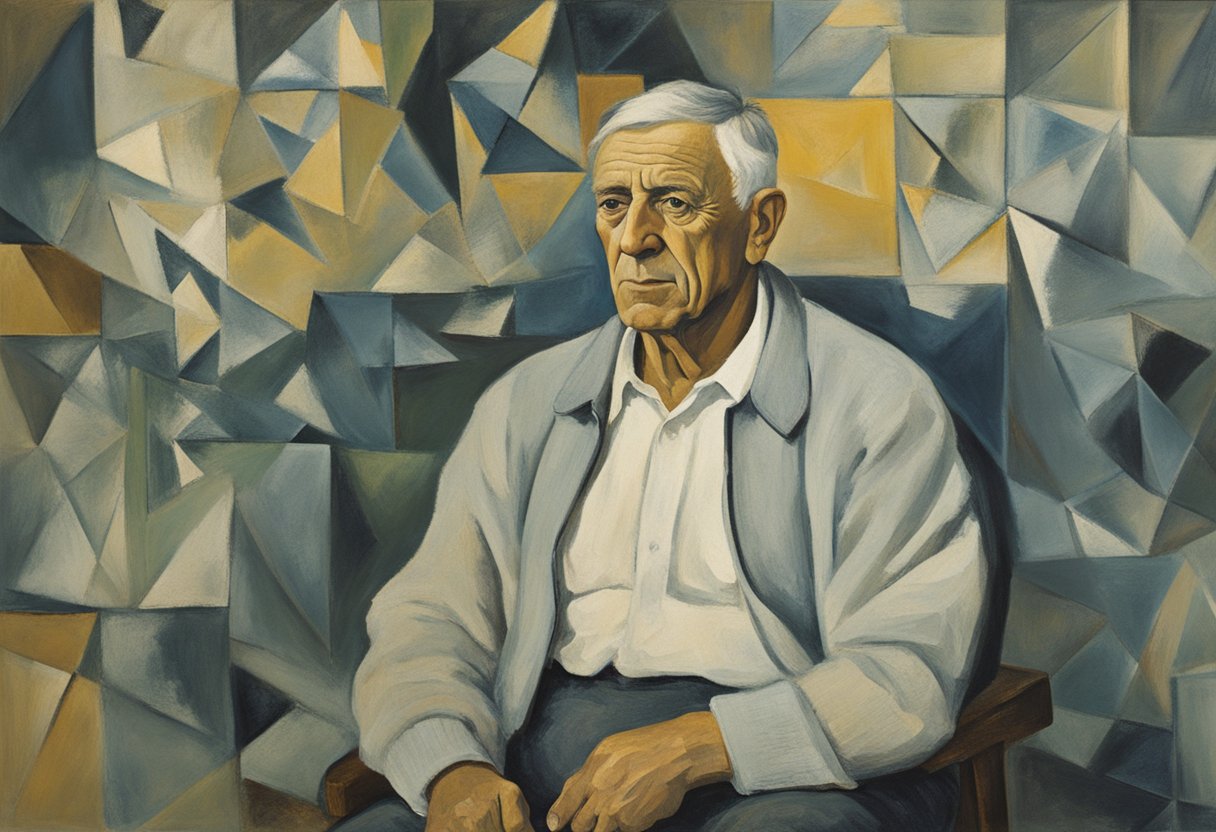 A male cancer warrior engages in physical activity, exercising with determination and strength. He demonstrates self-care routines with focus and resilience