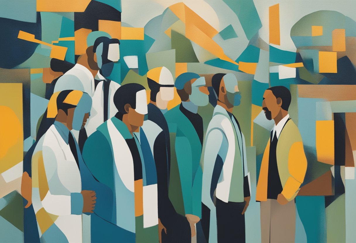 Healthcare providers discussing pain management with a male cancer survivor