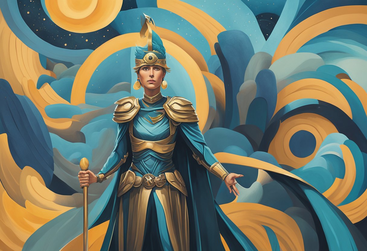 A cancer warrior stands confidently, sharing emotional resilience tips in a passionate debate setting