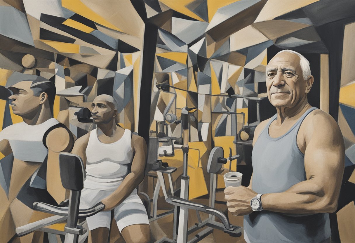 A male cancer warrior sets realistic fitness goals, focusing on nutrition and exercise