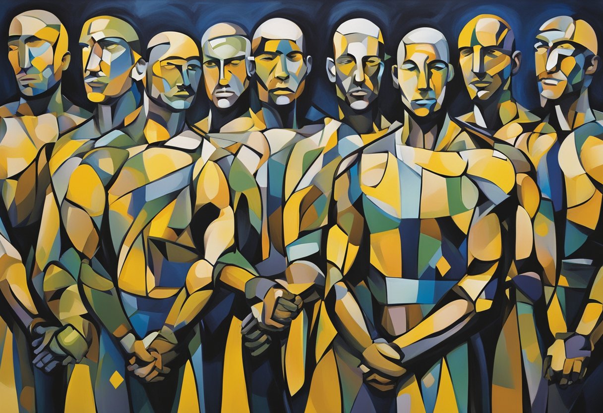 A group of male cancer warriors standing together, showing strength and solidarity in their battle against the disease