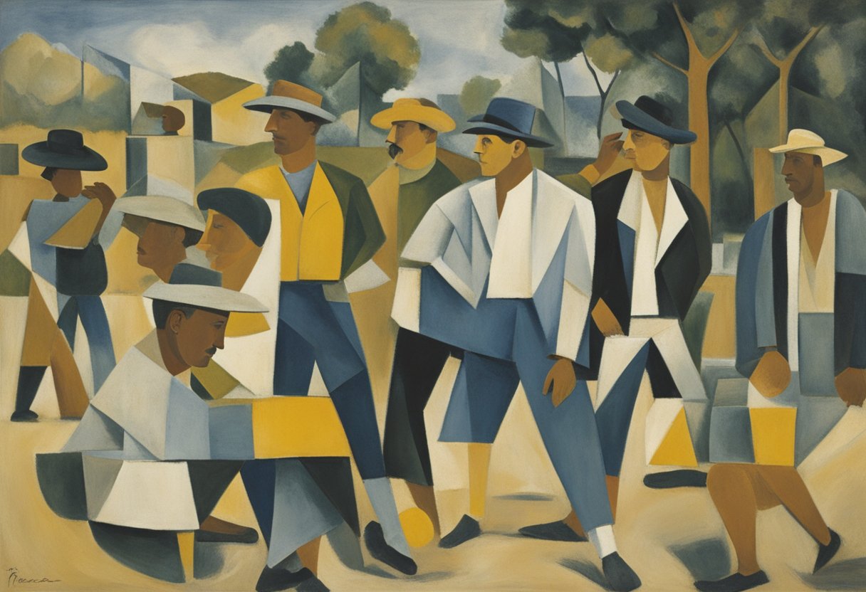 A man enjoying outdoor activities, surrounded by supportive friends and family, engaging in exercise and healthy habits